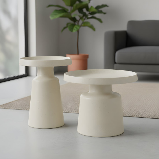 Metal Table Set - 2 Pcs